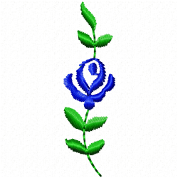 Flowers And Tree Embroidery Design 2